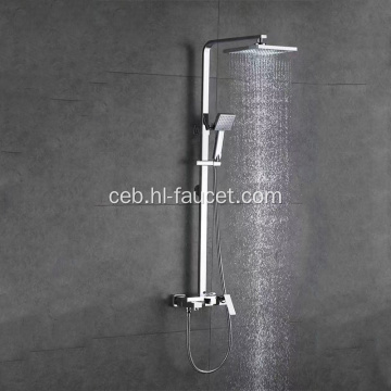 Ang modernong kaligoanan nga chrome bathtub Rain Shower Columum Faucet